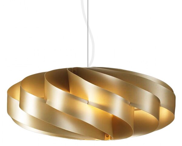 Lampadario moderno linea zero flat s e27 led oro polilux sospensione camerette - Linea Zero