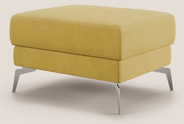 Star Pouf con piedini alti in tessuto impermeabile T02 giallo
