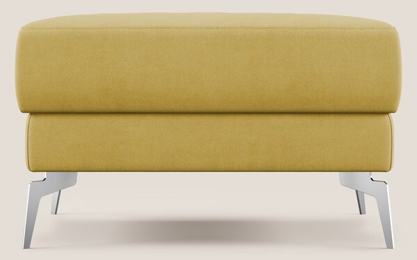 Star Pouf con piedini alti in tessuto impermeabile T02 giallo