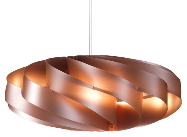 Lampadario moderno linea zero flat s e27 led rame polilux sospensione camerette - Linea Zero