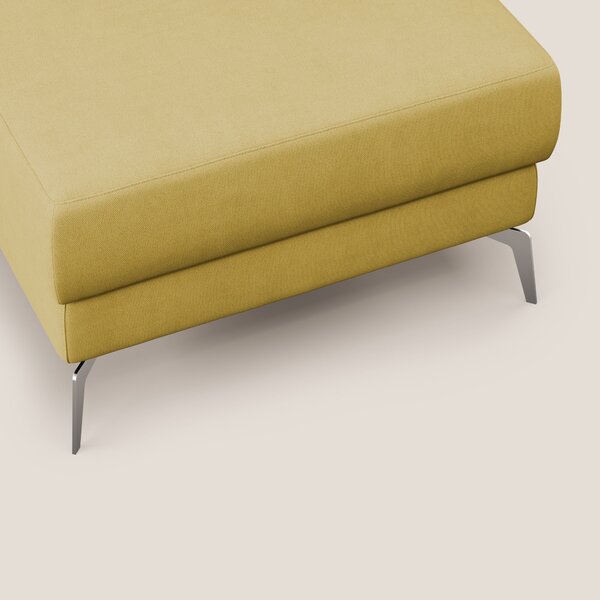 Star Pouf con piedini alti in tessuto impermeabile T02 giallo