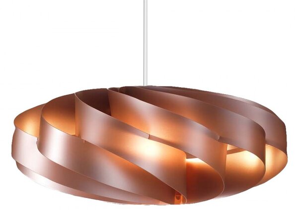Lampadario moderno linea zero flat s e27 led rame polilux sospensione camerette - Linea Zero