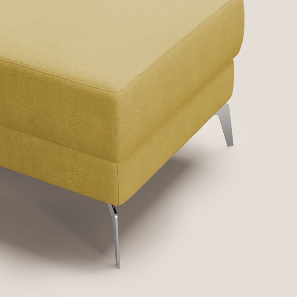 Star Pouf con piedini alti in tessuto impermeabile T02 giallo