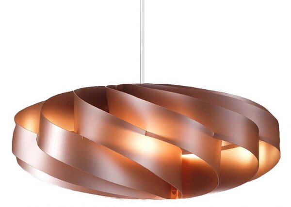 Lampadario moderno linea zero flat s e27 led rame polilux sospensione camerette - Linea Zero