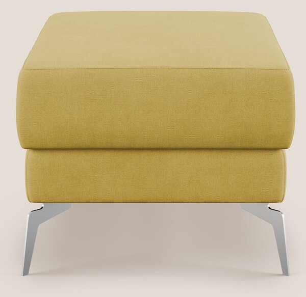 Star Pouf con piedini alti in tessuto impermeabile T02 giallo