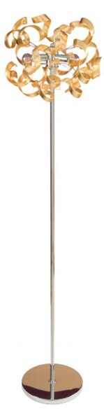 Piantana moderna padana lampadari trudy special 273 pt3 e14 led vetro metallo lampada terra - Padana Lampadari