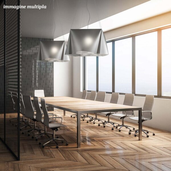 Lampadario linea zero wanda s3 60 e27 led polilux lampada soffitto moderno - Linea Zero