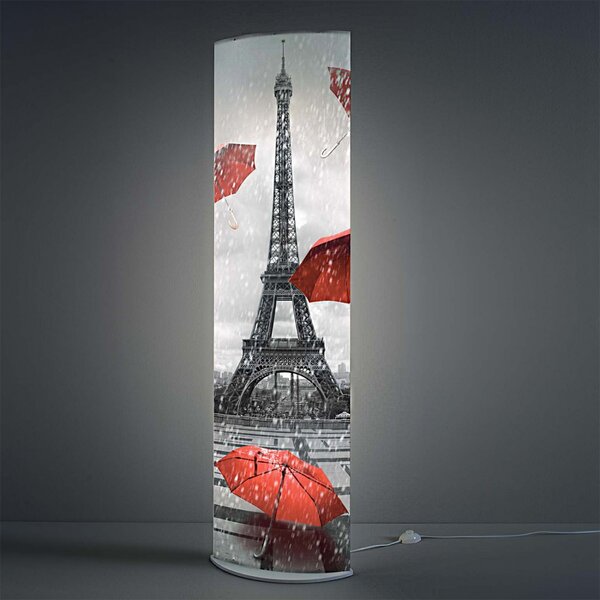 Piantana linea zero litos lt ta print paris led polilux lampada terra moderna - Linea Zero