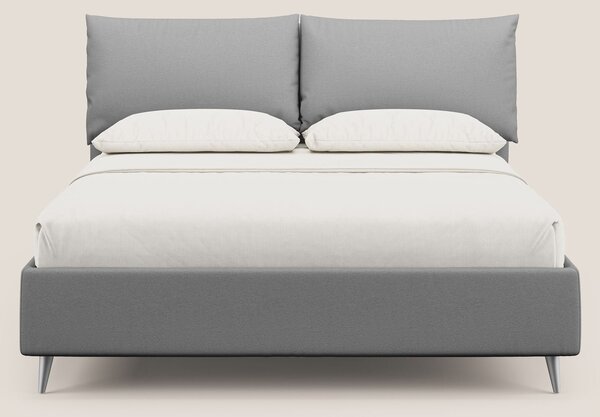 Elsa letto imbottito con vano contenitore in tessuto smacchiabile T05