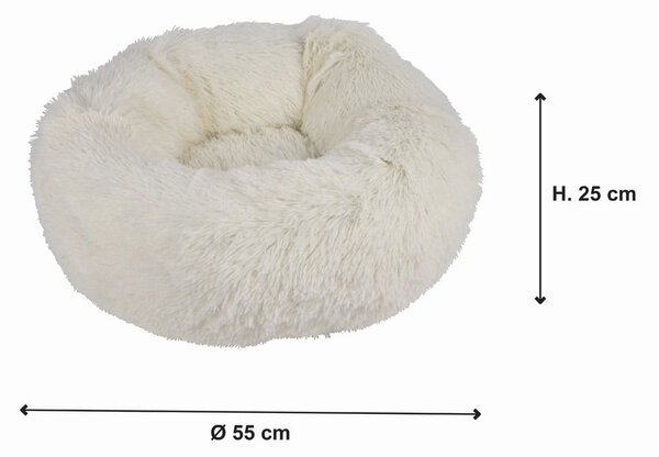 Letto per cani crema ø 55 cm - Love Story