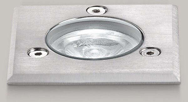 Faretto incasso acciaio gea led shally ges221c ip67 modulo led incasso terra quadrato calpestabile - Gea Led