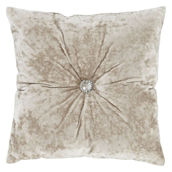 Cuscino decorativo 45x45 cm Crushed Velvet Diamante - Catherine Lansfield