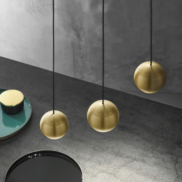 Lampadario classico led gea luce guya s1 led oro sospensione - Gea Luce