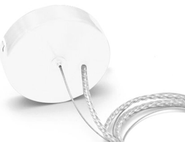 Lampadario led gea luce alice sp e27 vetro bianco sfumato lampada soffitto - Gea Luce