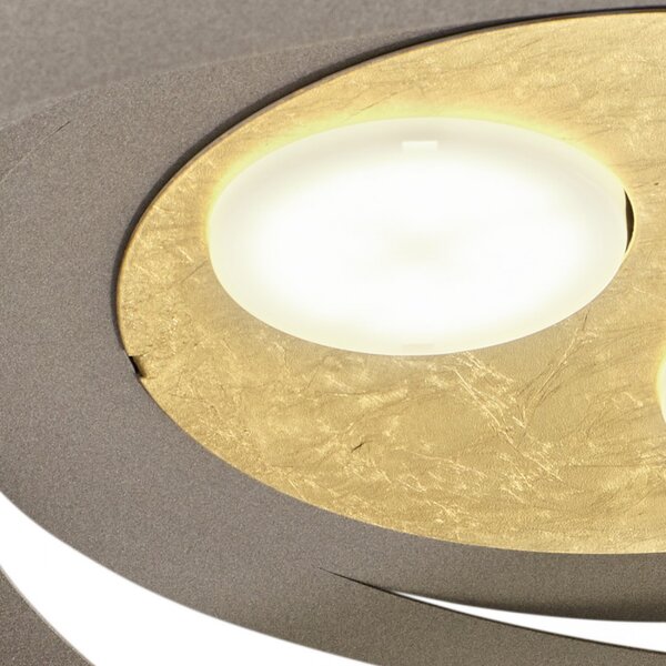 Plafoniera classica illuminando molla plmollamslsbfo gx53 led lampada soffitto - Illuminando