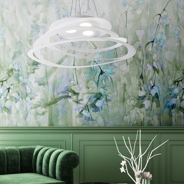 Lampadario moderno illuminando molla spmollagslbnbn gx53 led sospensione - Illuminando