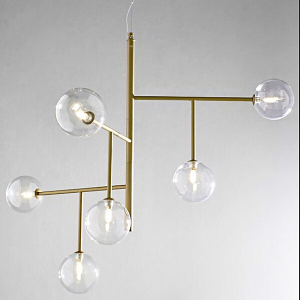 Lampadario classico illuminando bolle sp6 or tr g9 led metallo lampada soffitto - Illuminando