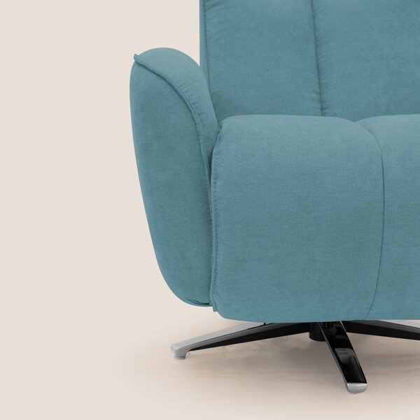 EVA Poltroncina RELAX in morbido tessuto impermeabile T02 azzurro