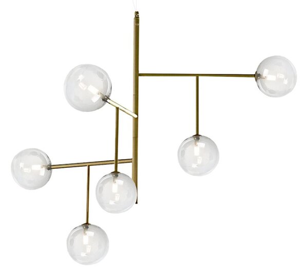 Lampadario classico illuminando bolle sp6 or tr g9 led metallo lampada soffitto - Illuminando