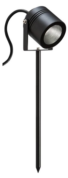 LCD Faretto LED a picchetto 5014, Nero, Alluminio, Moderno