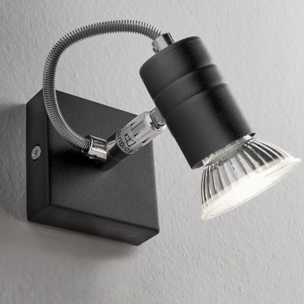 Spot moderno illuminando zelig 1 nr gu10 led faretto orientabile parete soffitto - Illuminando