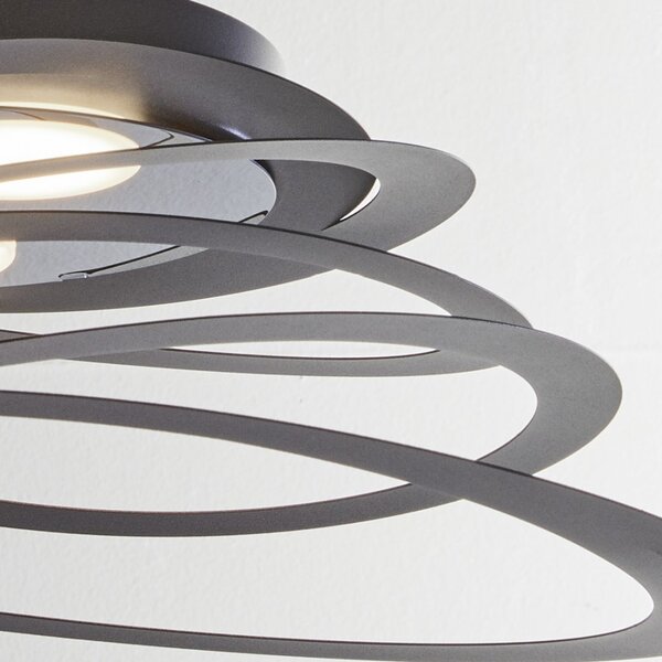 Lampadario moderno illuminando molla spmollamslanan gx53 led metallo sospensione - Illuminando