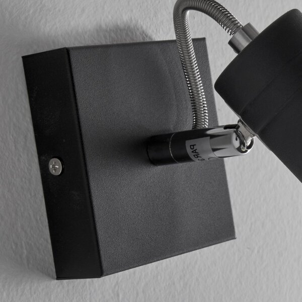 Faretto moderno illuminando zeus 1 nr e27 led spot orientabile - Illuminando