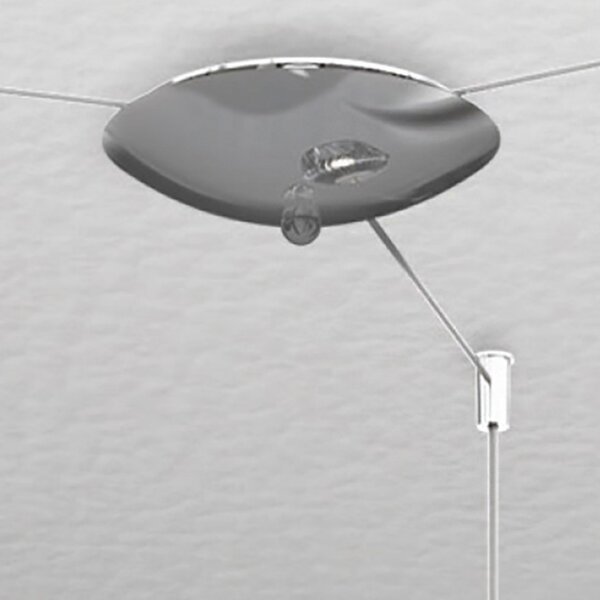 Lampadario moderno top light tender 1181 cr s3 s fu e27 led vetro sospensione - Top Light