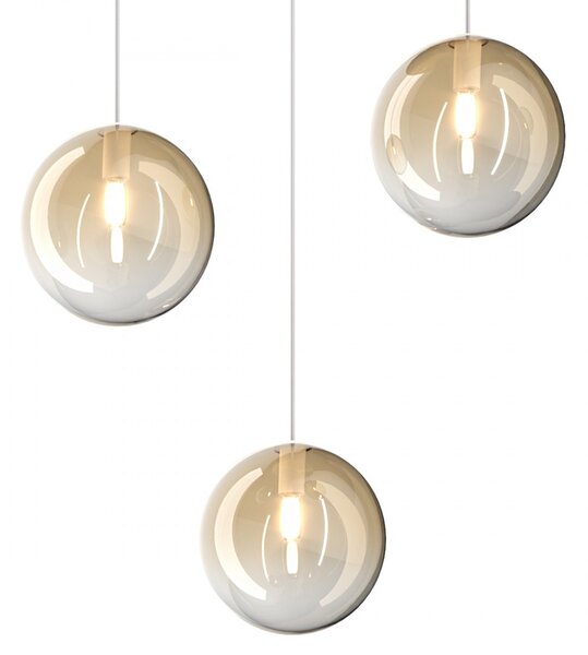Plafoniera classica top light eclipse 1184 os s3 t am g9 led vetro lampada soffitto - Top Light