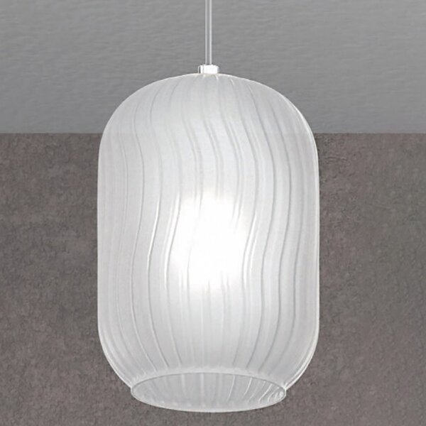Plafoniera moderna top light tender 1181 bi s7 r bf e27 led vetro lampada soffitto - Top Light