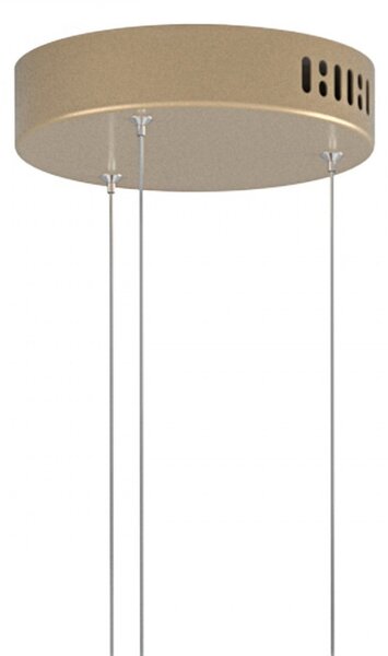 Lampadario led top light tornado 1163 s80 oro 220v 4918lm sospensione classica - Top Light