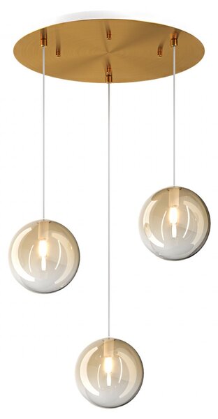 Plafoniera classica top light eclipse 1184 os s3 t am g9 led vetro lampada soffitto - Top Light
