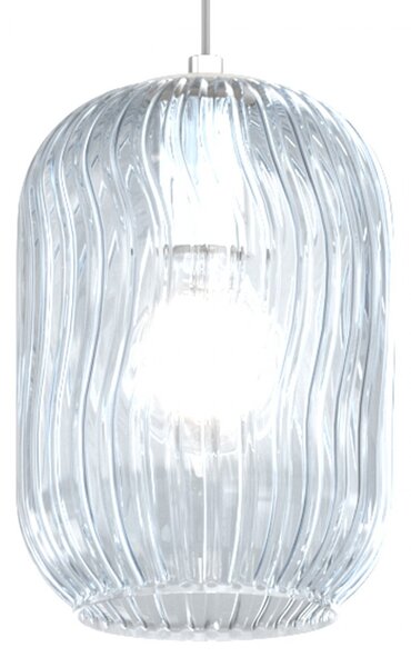 Plafoniera moderna top light tender 1181 bl s3 t e27 led vetro lampada soffitto - Top Light