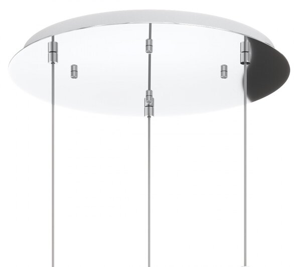 Plafoniera moderna top light tender 1181 bl s3 t e27 led vetro lampada soffitto - Top Light