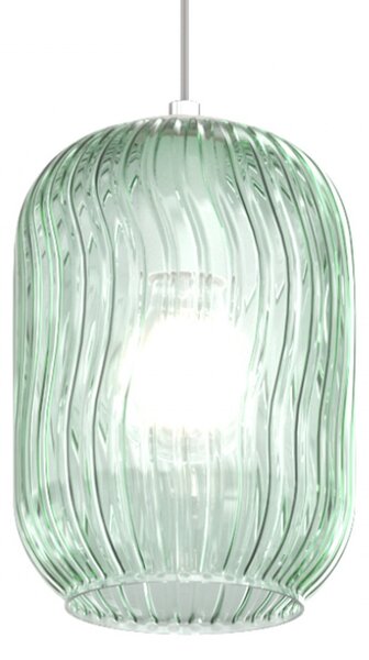 Lampadario moderno top light tender 1181 bi s2 s ve e27 led vetro sospensione - Top Light