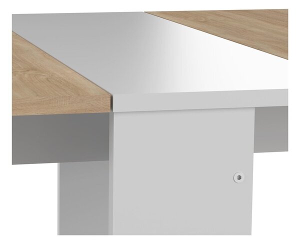 Tavolo da pranzo pieghevole con piano in rovere 76x28 cm Papillon - TemaHome