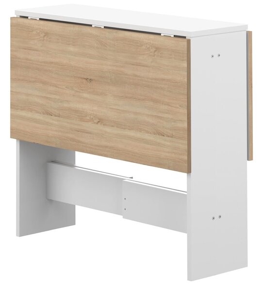 Tavolo da pranzo pieghevole con piano in rovere 76x28 cm Papillon - TemaHome