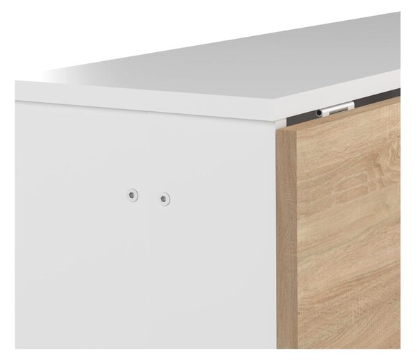 Tavolo da pranzo pieghevole con piano in rovere 76x28 cm Papillon - TemaHome