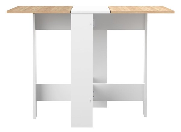 Tavolo da pranzo pieghevole con piano in rovere 76x28 cm Papillon - TemaHome