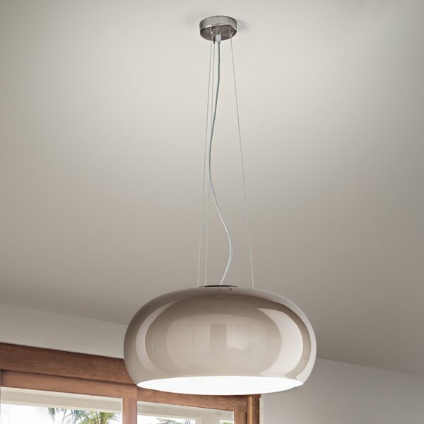 Sospensione moderna classica due p bowl 2692 s e27 led lampadario vetro - Due P Illuminazione
