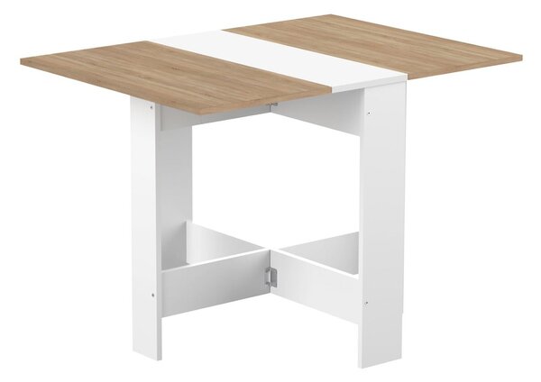 Tavolo da pranzo pieghevole con piano in rovere 76x28 cm Papillon - TemaHome