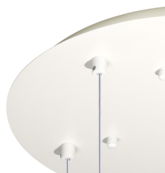 Lampadario top light shaded 1164bi s5 t ra e27 led vetro colorato lampada soffitto moderna - Top Light