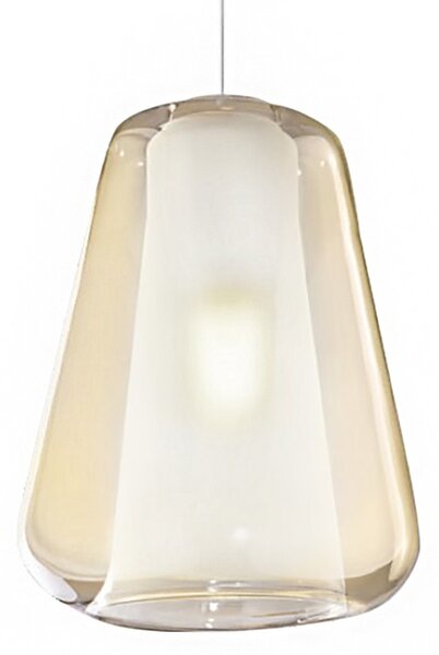 Lampadario classico top light double skin 1176os s2 ag e27 led vetro sospensione - Top Light