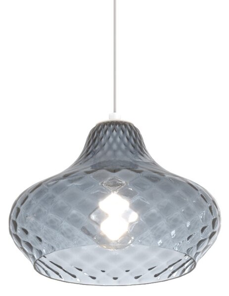 Lampadario vetro colorato top light dress 1191 cr s3 smix e27 led lampada soffitto moderna - Top Light