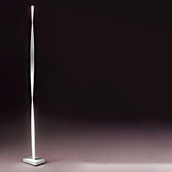 Piantana moderna promoingross twist p183 led dimmerabile lampada terra - Promoingross