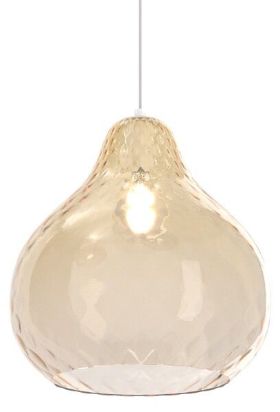 Lampadario vetro colorato top light dress 1191 cr s3 smix am e27 led lampada soffitto moderna - Top Light