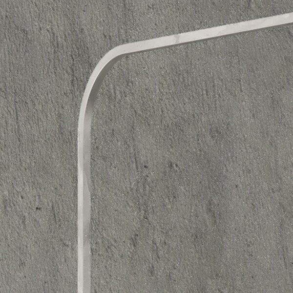 Applique braccio arco moderna top light corner 1189 b7 e27 led metallo lampada parete - Top Light
