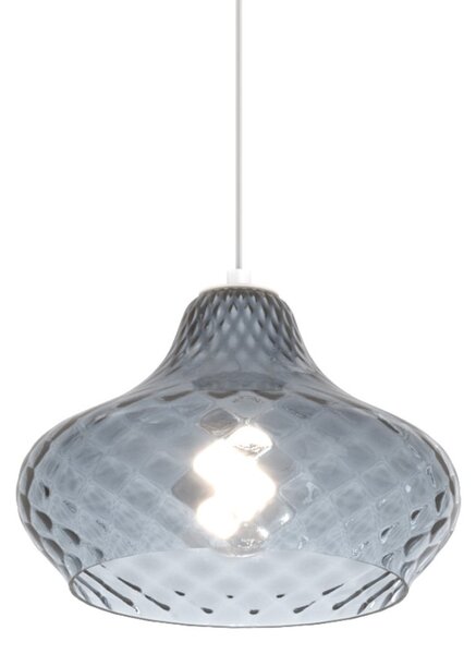 Lampadario vetro colorato top light dress 1191 bi s3 tmix za e27 led lampada soffitto moderna - Top Light