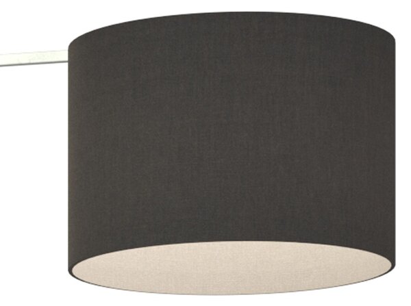 Piantana terra arco moderna top light slope 1188 b2 e27 led metallo tessuto lampada terra - Top Light