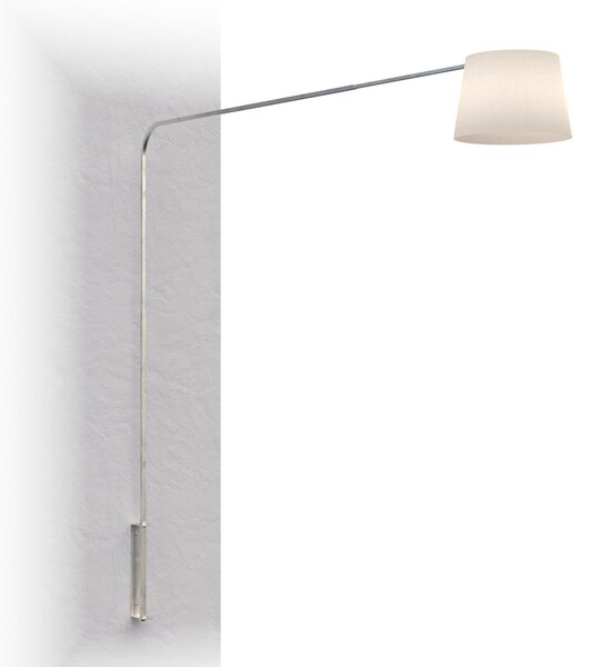 Piantana parete arco moderna top light corner 1189 b7 e27 led metallo lampada parete braccio cono - Top Light